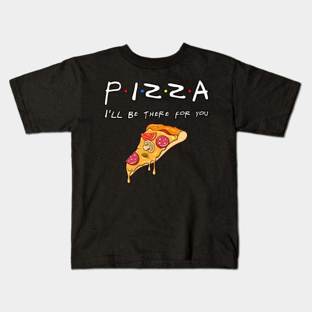 Funny Pizza Kids T-Shirt by KsuAnn